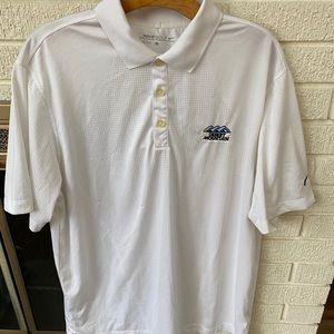 Nike Golf Shirt Dri Fit DESSERT MOUNTAIN logo SZ L
